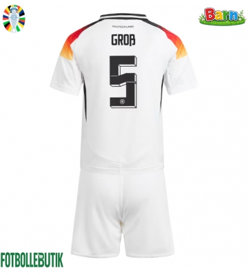 Tyskland Pascal Gross #5 Hemmaställ Barn EM 2024 Kortärmad (+ Korta byxor)